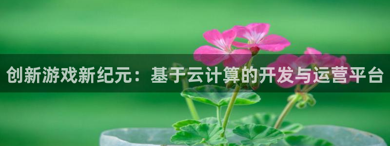 沐鸣2官网网址：创新游戏新纪元：基于云计算的开发与运营平台